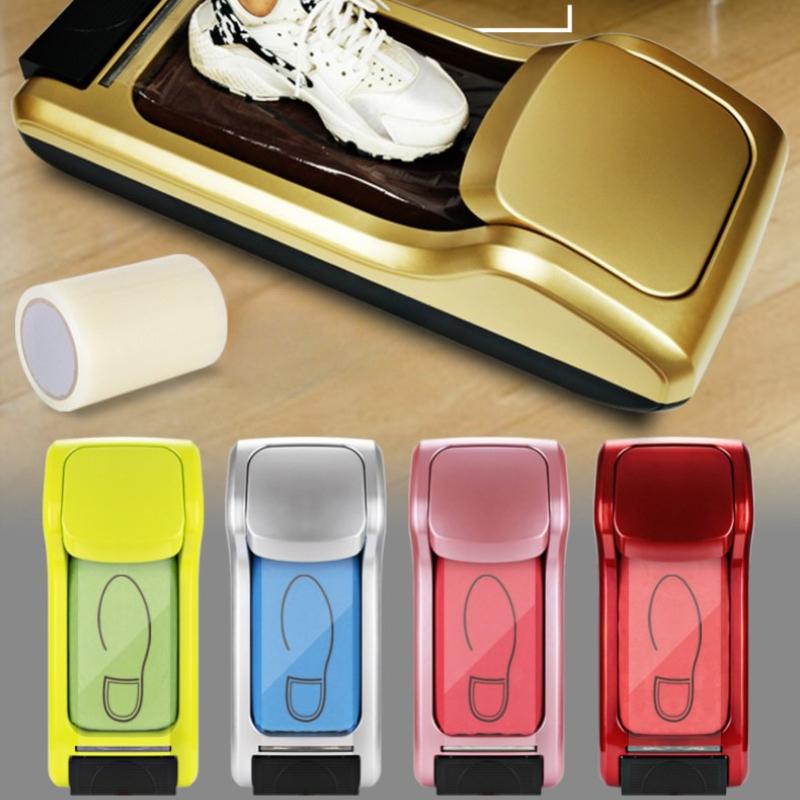 Foot Operated Convenient Shoe Film Equipment Entrance Hall Cover Membrane Tool High End Time Saving Automatic Laminating Machine