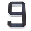 LED House Number 9 Solar Powered Auto Light Sensing Water Proof Backlit Illuminated Address Number for Home Store