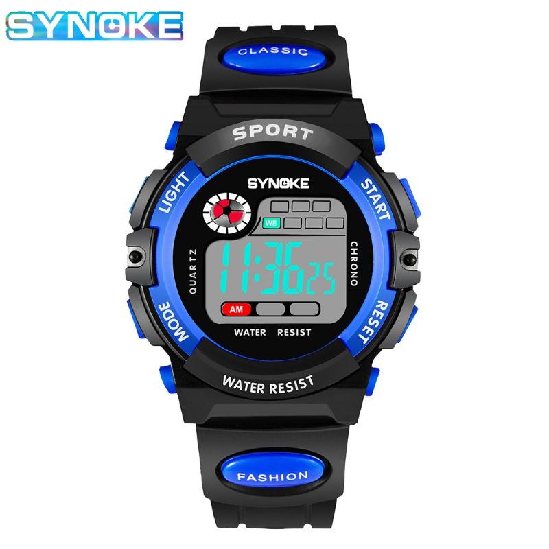 Top Brand New Electronic Watch Sports Waterproof Men's and Women's Students Explosive Watch