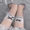Lace Lace Socks Autumn Women's Bow Black Stockings Spice Girl Set Pure Desire Fishnet Over Knee Socks