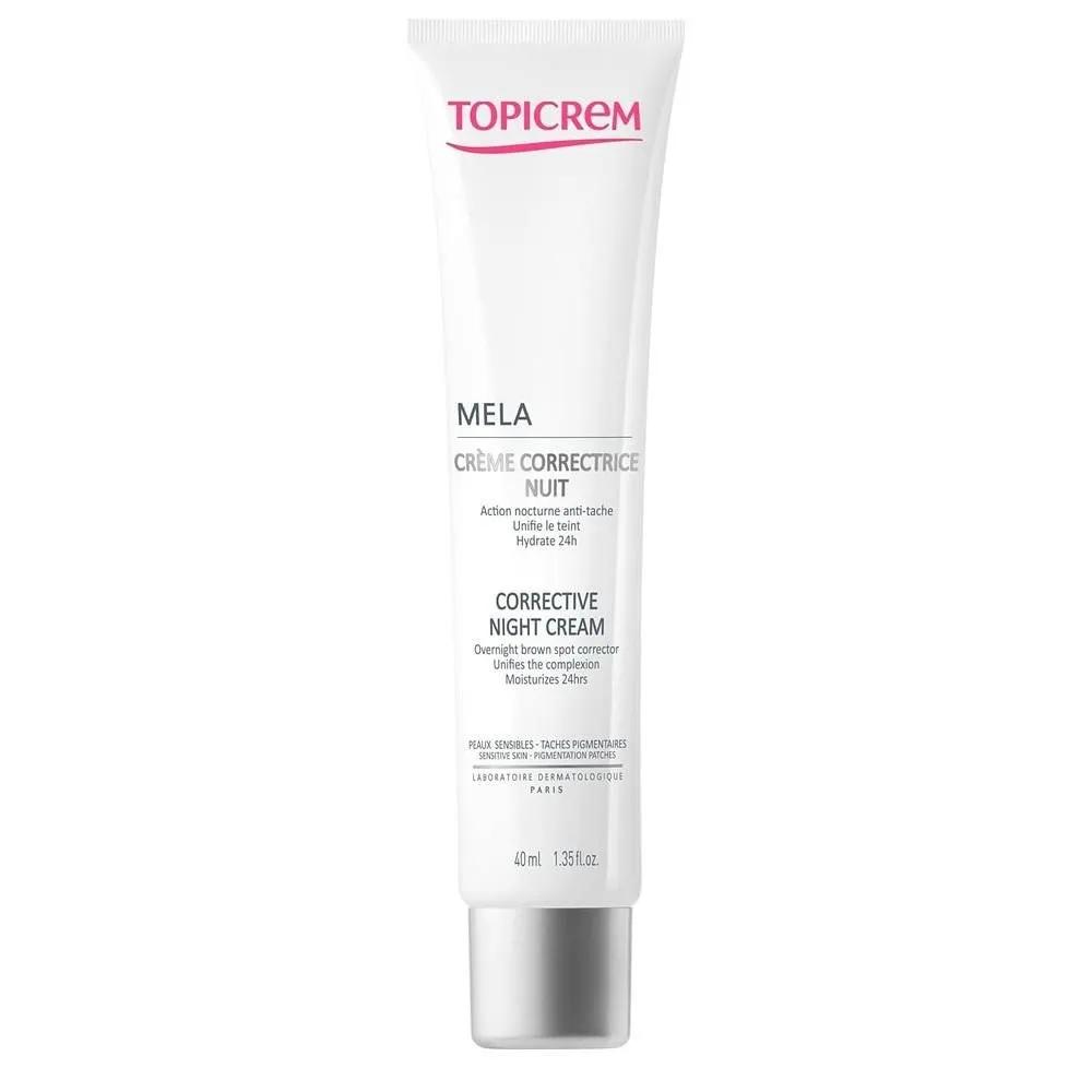 Topicrem MELA Night Cream 40ml 1 Pack Topicrem - Mela, Gentle Peeling Anti-Dark Spot Night Cream - Even