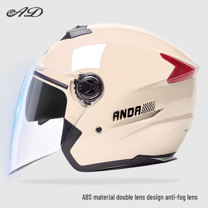 

Universal Four-Season Dual-Lens Motorcycle Helmet for Men & Women