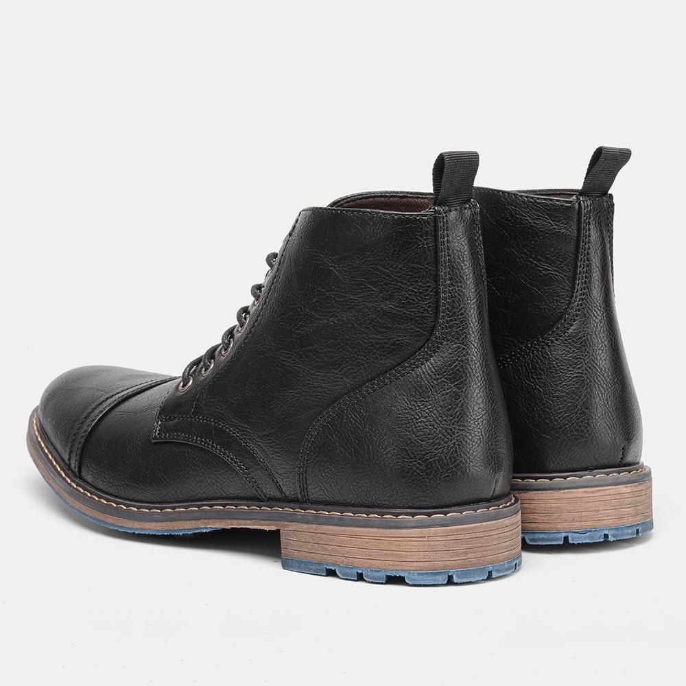 Ankle Boots Men Fashion Comfortable Brand Leather Boots for Men