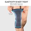 2 STÜCKE Fitness Laufen Radfahren Kniestütze Hosenträger Elastische Nylon Sport Kompression Knieschoner Ärmel für Basketball Volleyball