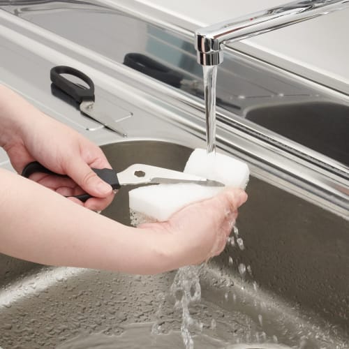 MUJI Disassemble and Wash Kitchen Scissors, Silver, Length 20cm 12076971