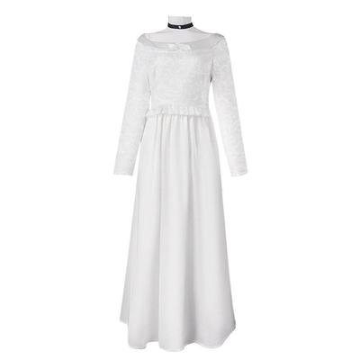 Amazon Halloween Ghost Doll Bride White Dress Cosplay Performance Costume