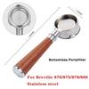 11mm Stainless Steel Double Mouth Portafilter for Breville Sage871/871/878/881 Bottomless Coffee Filter Handle Modification Tool