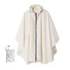 Imperméable de Pluie à Capuche Manches Imperméable Poncho de Pluie Grande Taille Portable Housse de Pluie Randonnée Voyage Unisex