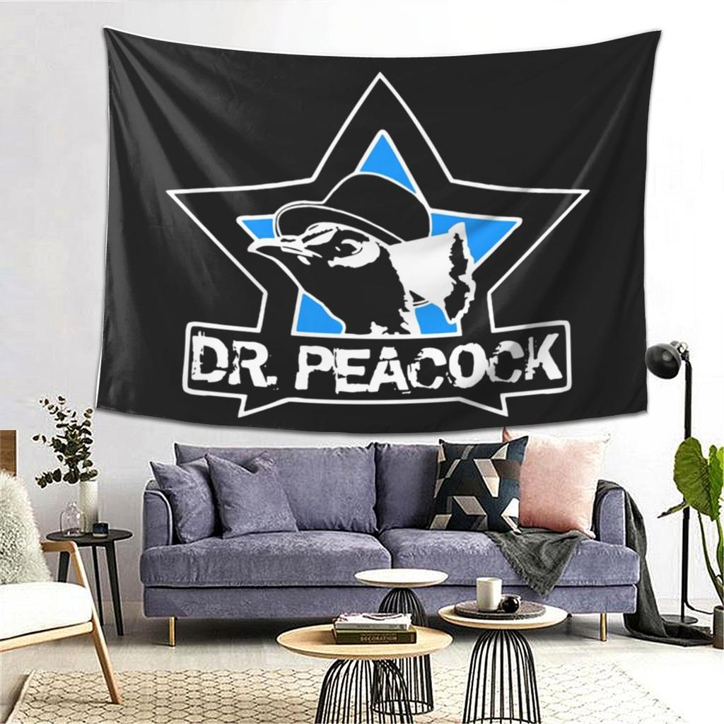 Dr Peacock Tapestry Wall Hanging Aesthetic Home Decor Tapestries for Dorm Room