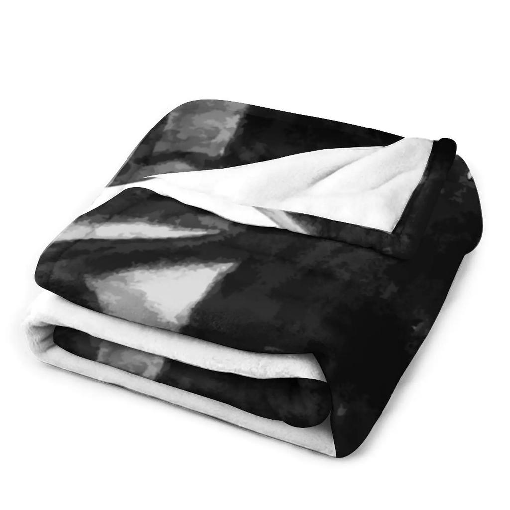 Manta Ray Drawing Throw Blanket Bed Plaid Thermal Blankets For Travel