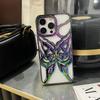 Hollow Out Heat Dissipation Butterfly Phone Case for IPhone 16E 16 Plus 15 14 13 12 11 Pro Max Electroplated Protective Shell