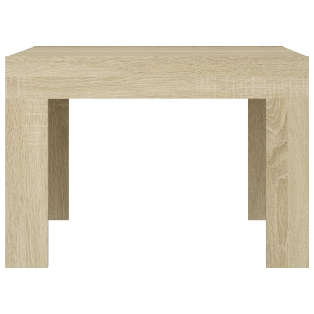  Coffee Table, Sonoma Oak, 50x50x35 Cm, Wood-based Material