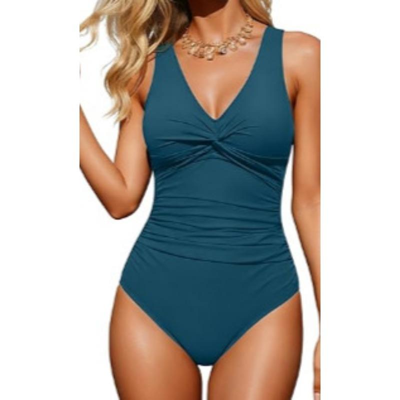 New Popular One-piece Bikini Sexy Leopard Print Splicing European and American Thin Waist Swimsuit Swimsuit