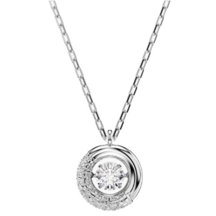 

Swarovski Dextera Beating Heart Cubic Zirconia Necklace Women necklace White 5733400 Box (Random Color)