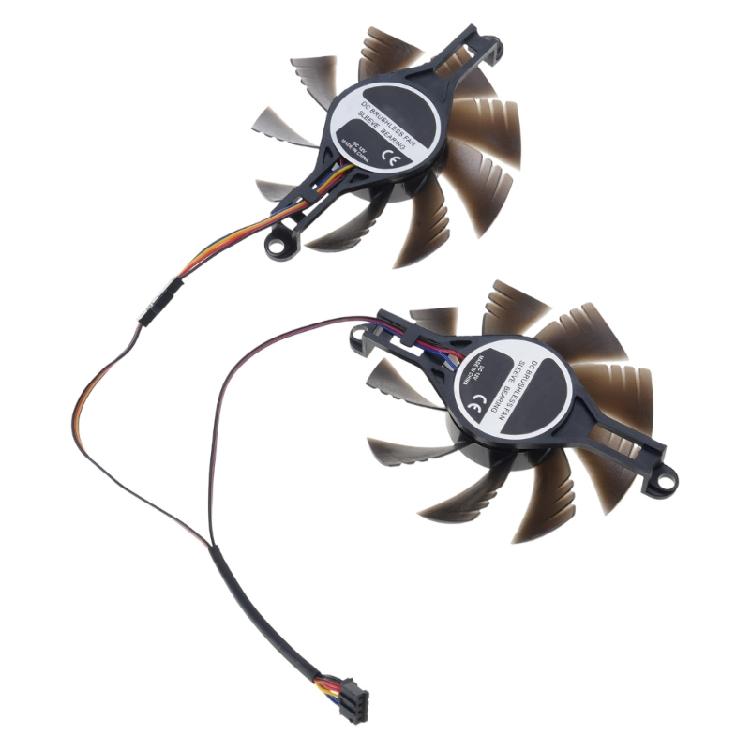 

80mm 4Pin Graphics Card Cooling Fan GPU Coolers Replacement Fan for RX580 2048 Graphics Card Management Accessories 1