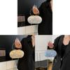 Borsa a Pochette da Sera in PU con Catena Metallizzata e Chiusura a Serratura per Uso Quotidiano