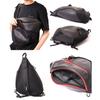 [SEAL] One-Shoulder Bag TRIANGLE PRO, Men's Waterproof Sling Bag, Large Capacity, Laptop Storage, PS-238BR, Black/Red, One Size