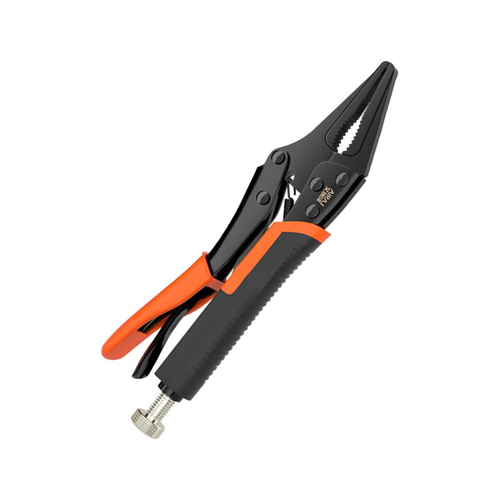 Portable 7/9/10 Inch Multi-functional Calipers Universal Strong Locking Pliers Pressure Pliers Round/Straight/Tip Mooth Pipe Wre