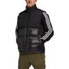 adidas Originals Trefoil Solid Logo Print Zip Weste mit Daunenfüllung Herren Weste Schwarz HL9185