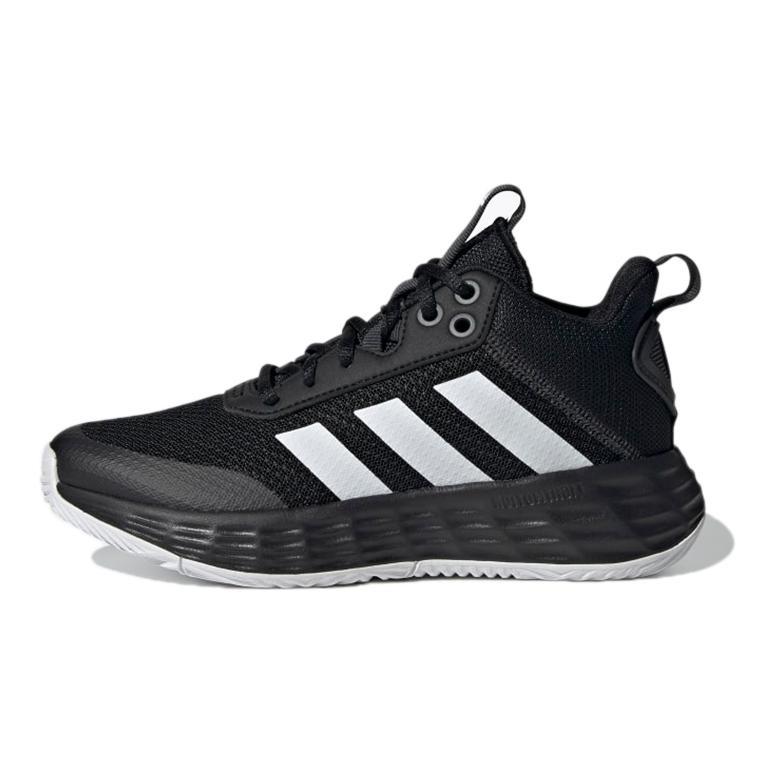 (GS) adidas Ownthegame 2.0 Basketball Shoes Black White Kids H01558 EU 28