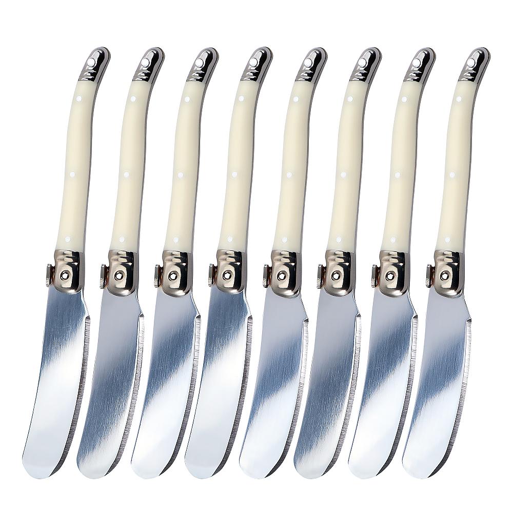 8Pcs Colorful Cheese Knife Set Butter Spatula Knife Cheese slicer Cream Jam spreader Dessert cutting knife Baking tool