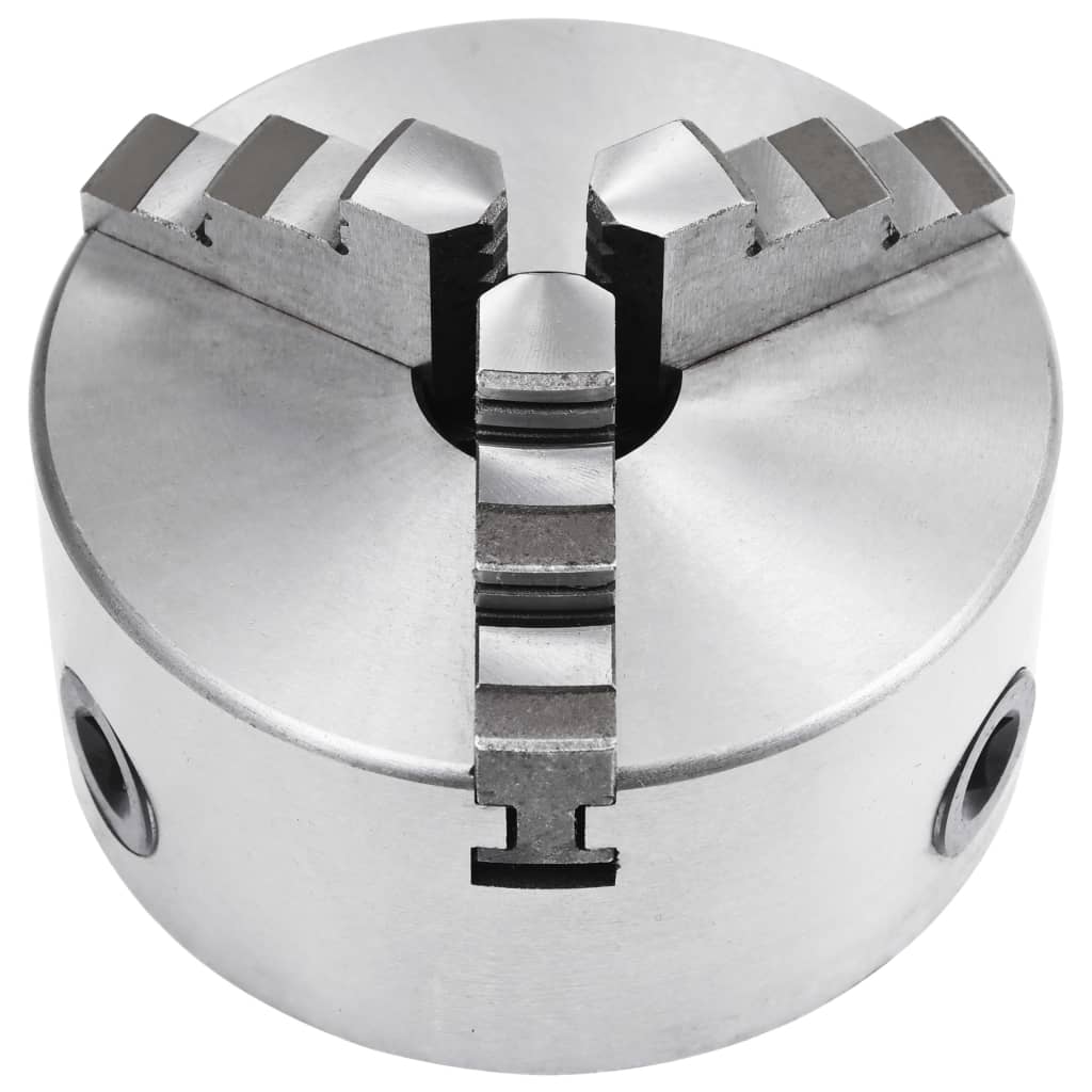 Vidaxl Samocentrujący Uchwyt Tokarski, 3-Szękowy, 125 Mm, Stal