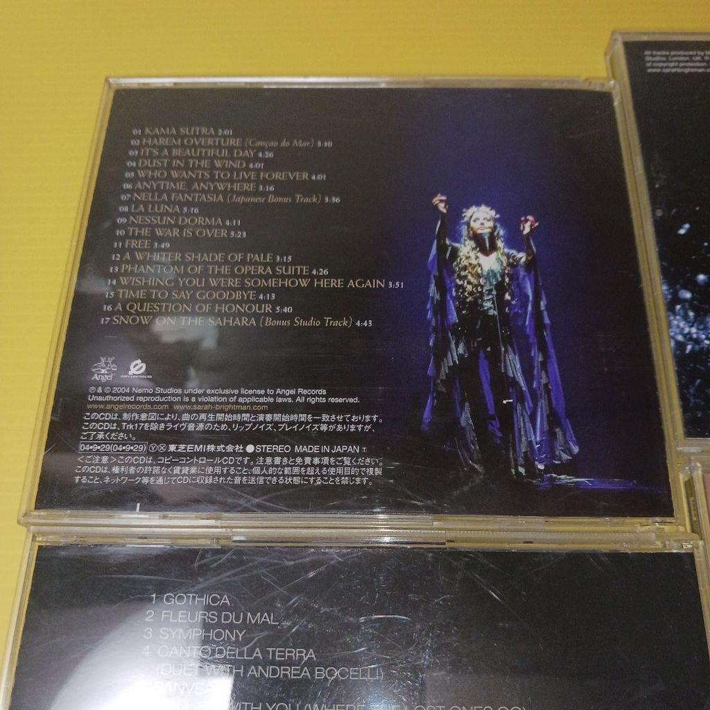 Used Sarah Brightman 4 CD Set Bundle