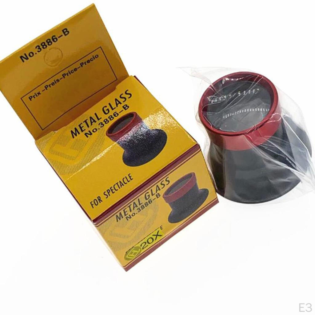 Loop Magnifying Glass Lens Watch Jewelry Coins Stamps Repair Tool, Good and impact resistance,
