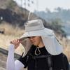 Neck Protection Women Visor Cap Cloth Summer Bucket Hat Foldable Fisherman Hat  Outdoor