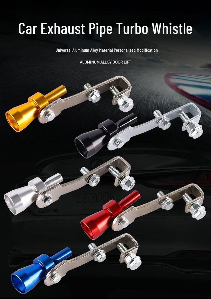 Accessoire Sifflet Turbo pour Voiture et Moto, Générateur de Son d'Échappement