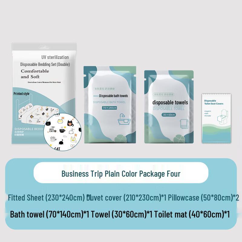 DIANA Disposable Travel Bedding Set