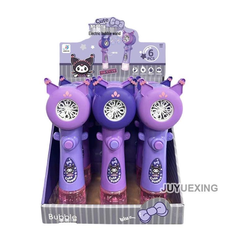 Handheld Chrome Bubble Wand: Automatic No-Leak Electric Bubble Machine for Kids and Adults