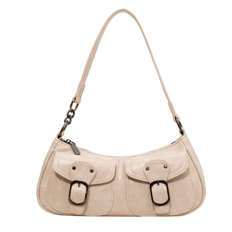 Autumn Winter New Vintage Underarm Bag Women's Fashion Trendy High-Quality Crescent Bag Popular Shoulder Bag This Year
