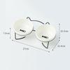 Pet Ceramic Bowl Cat Food Bowl Cervical Protection Pet Supplies Dog Drinking Water Bowl Cat Food Feeding with Raised Stand
