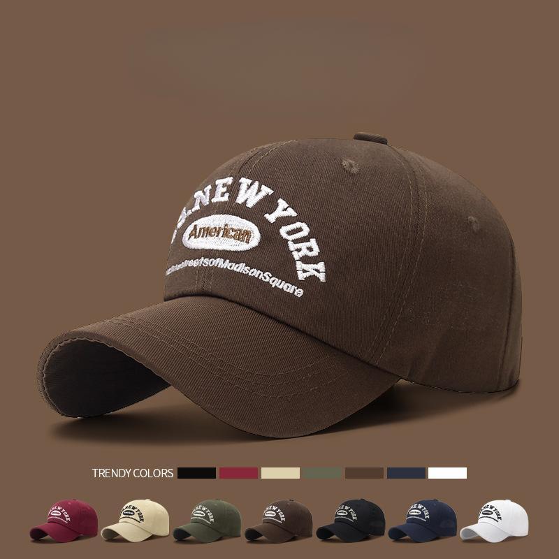 Pălărie pentru bărbați și femei versiune coreeană a șapcă de baseball la modă pentru bărbați primăvară și toamnă șapcă cu calotă moale trend vară exterior vizor de agrement pentru femei