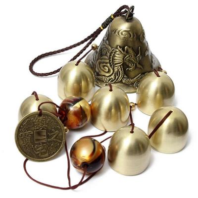 Large Outdoor Lucky Wind Chimes for Good Luck Home Garden Hanging Decoration Gift Copper Decor Vintage Room Garden Decor