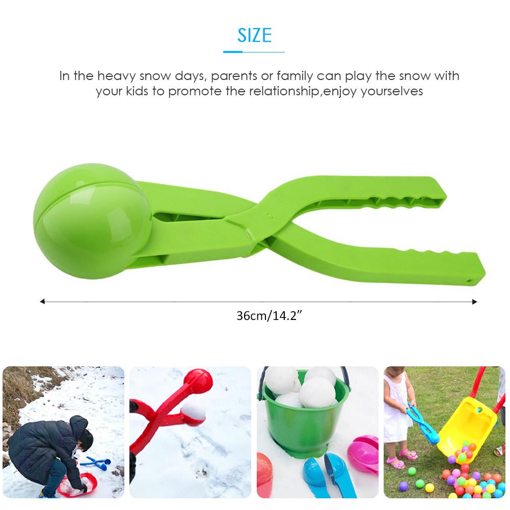 4-1pc Cute Duck Rice Mold DIY Snowball Maker Snowball Winter Snow Toys Mold with Handle Animal Rice Shaper for Kids and Adults