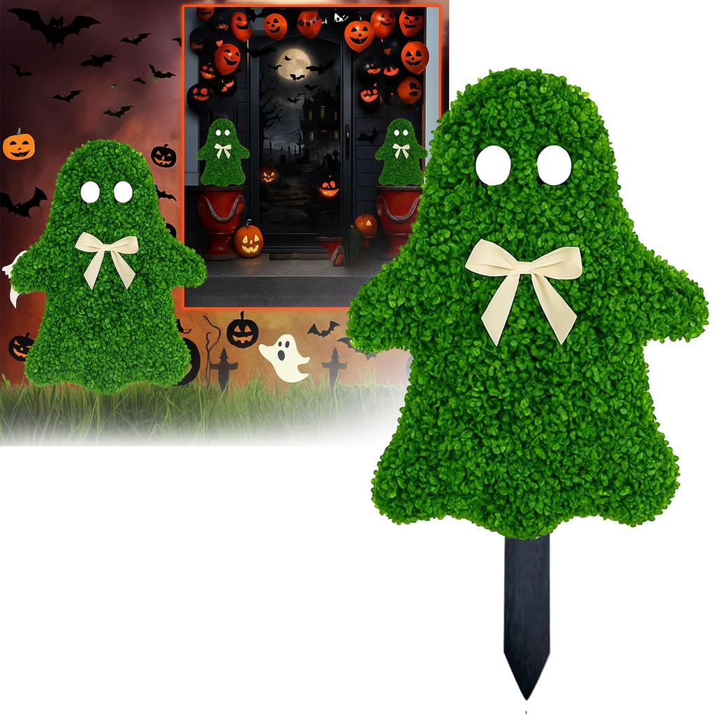 Halloween Ghosts Garden Decorations, Halloween Ghosts Yard Signs With Stake, Outdoor Decorations Signs For Lawns Decor Yard Garden Decor