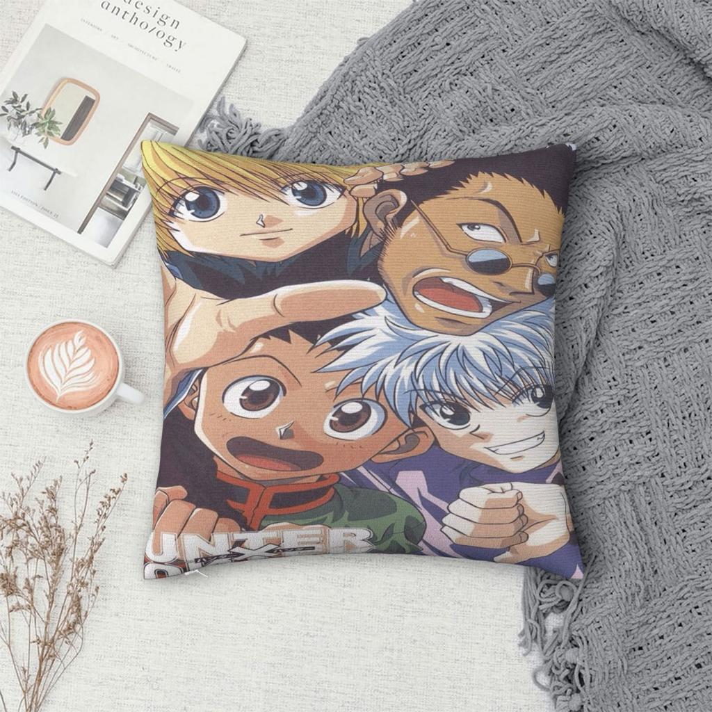 Sofa Decoration HXH Gon And Killua Hunter Pillowcase Accessories Pillow Cover Zippered Multi Size