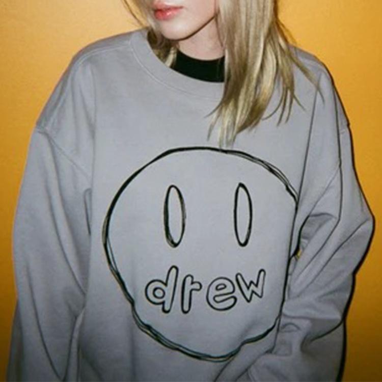 Drew House Sketch Crewneck Sweatshirt 'Grey' Men's DR-SS20-57