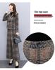 Women's Plus Size Wool Suit: Autumn/Winter 2025, Two-Piece Set with High-Waist Wide-Leg Pants