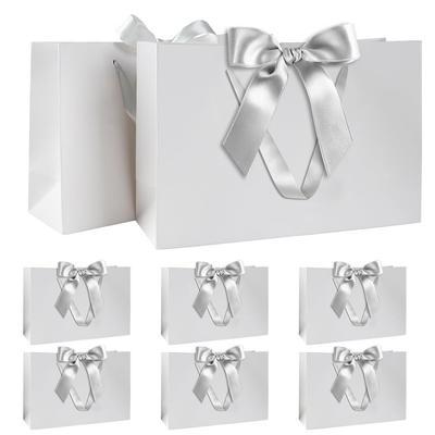 Gift Bag Set, Handheld, Large, Birthday Gift, Anniversary, Ribbon Paper Bag, Gift Bag, Luxury