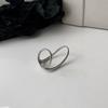 Hip Hop Open Ring Gold/Silver Jewelry Accessories Creative Double Finger Ring  Fashion Accessories