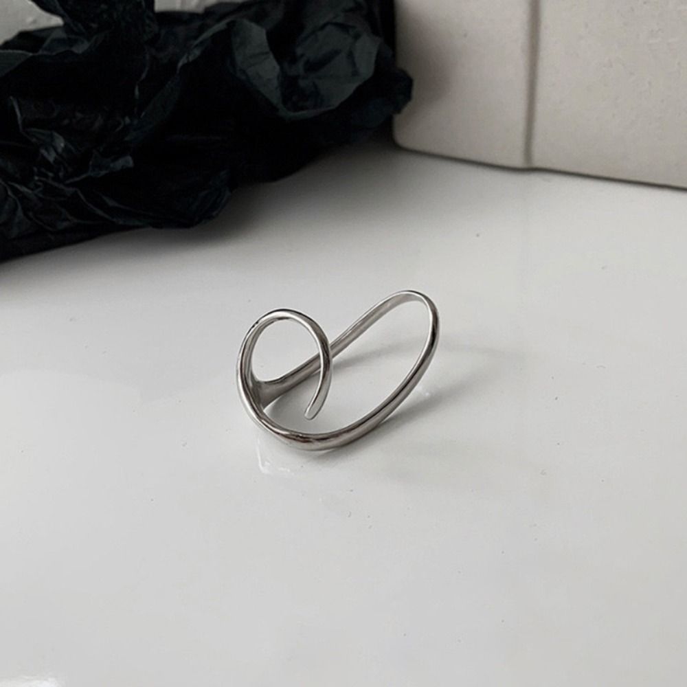 Hip Hop Open Ring Gold/Silver Jewelry Accessories Creative Double Finger Ring Fashion Accessories