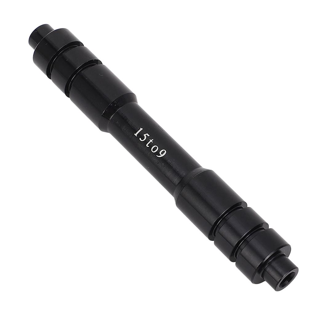 Cycle Wheel Fork Axle 15mm to 9mm Front Thru Axle Quick Release Hub Skewer Adapter for Conversion