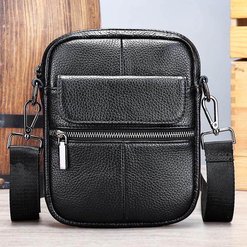 Men's Genuine Leather Shoulder & Crossbody Bag