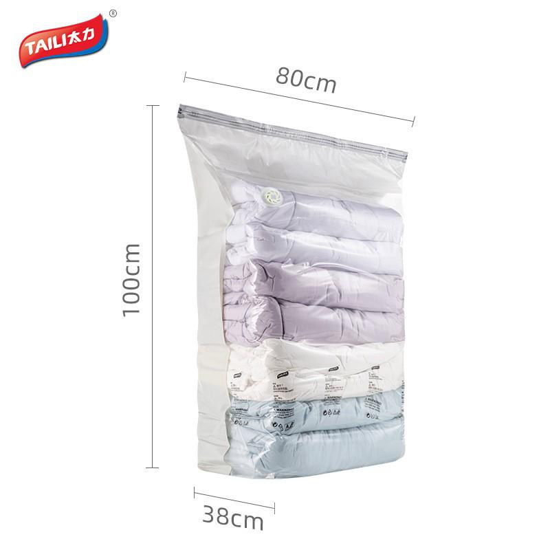 Taili Vacuum Compression Bag for Clothes, Quilts, and Jackets