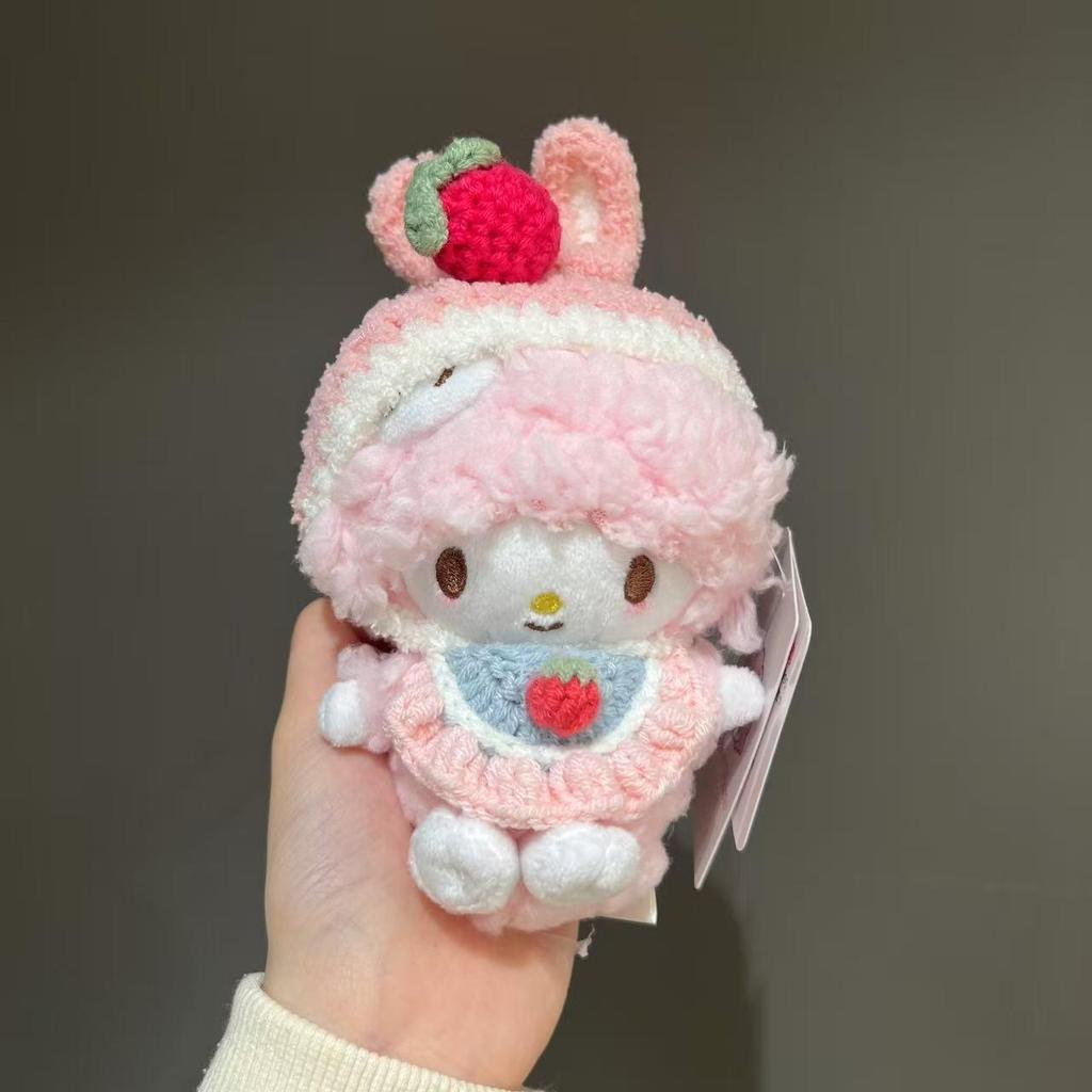 Sanrio My Melody Little Sheep Piano Plush Keychain Ornament Gift