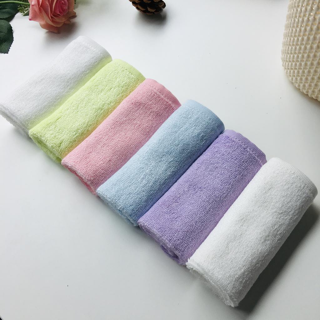 High Quality 6 Pack 100% Organic Bamboo Baby Face Washcloth Towel Set