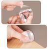 1-4pcs Transparent Door Stopper Self Adhesive Door Holder Catch Floor Mounted Door Stop for Protection of Wall and Furniture
